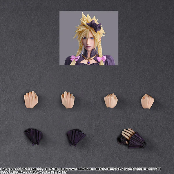 Cloud Strife Figure Dress ver. Final Fantasy VII Remake PLAY ARTS KAI - Image 8