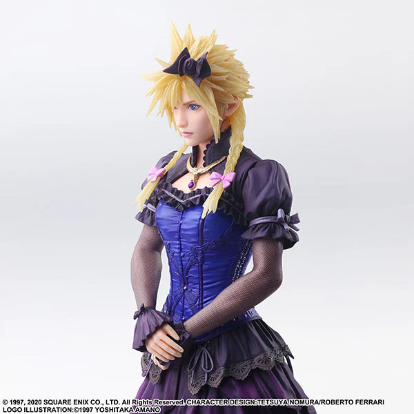 Cloud Strife Figure Dress ver. Final Fantasy VII Remake STATIC ARTS - Image 4