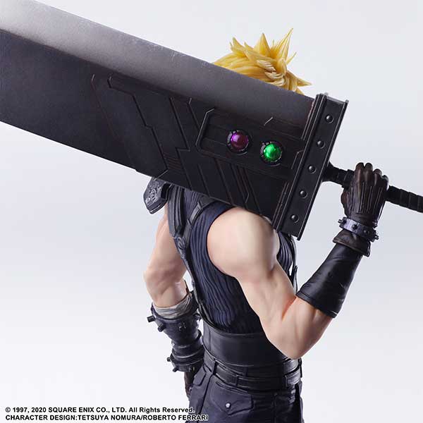 Cloud Strife Figure Final Fantasy VII Remake STATIC ARTS - Image 3