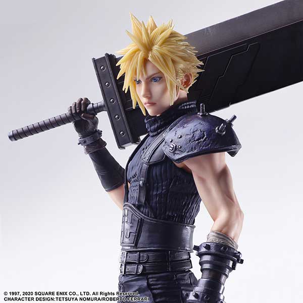 Cloud Strife Figure Final Fantasy VII Remake STATIC ARTS - Image 4