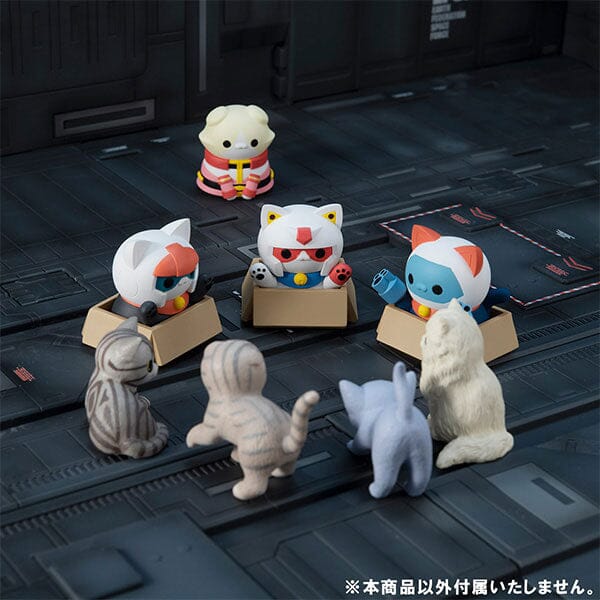 Mobile Suit Gundam MEGA CAT PROJECT Figure Gundam Mobile Suit Nyandam Earth Federation Force da Nya-! (8Pcs/BOX) - Image 9