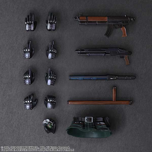 Shinra elite security officer & motorcycle set Figure Final Fantasy VII Remake PLAY ARTS KAI - Image 3