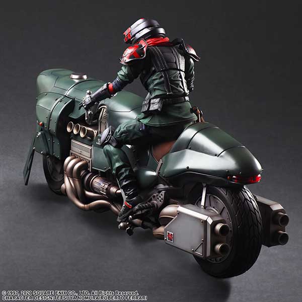 Shinra elite security officer & motorcycle set Figure Final Fantasy VII Remake PLAY ARTS KAI - Image 6