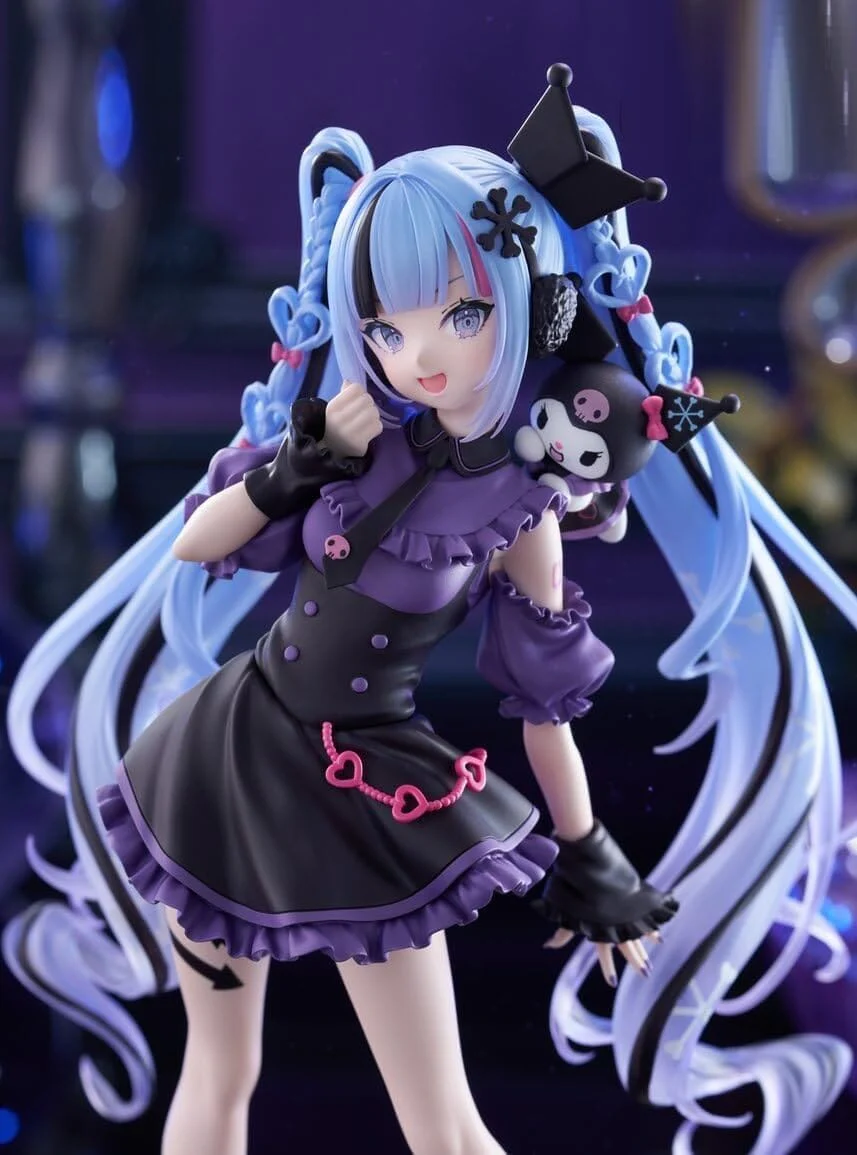 Snow Miku x Kuromi Trio-Try-iT Figure "Choppiri Gothic" - Hatsune Miku x Sanrio Characters - Image 3